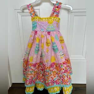 New Girls Jelly The Pug Spring/Easter Twirl Dress sizes 6 and 10